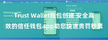 Trust Wallet钱包创建 安全高效的信任钱包app助您快速责罚钞票